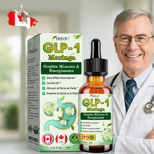 HHVB®  ✅ GLP-1 Moringa Gouttes Minceur & Énergisantes (Brûleur de graisses de qualité alimentaire – Développé par The Obesity Society)