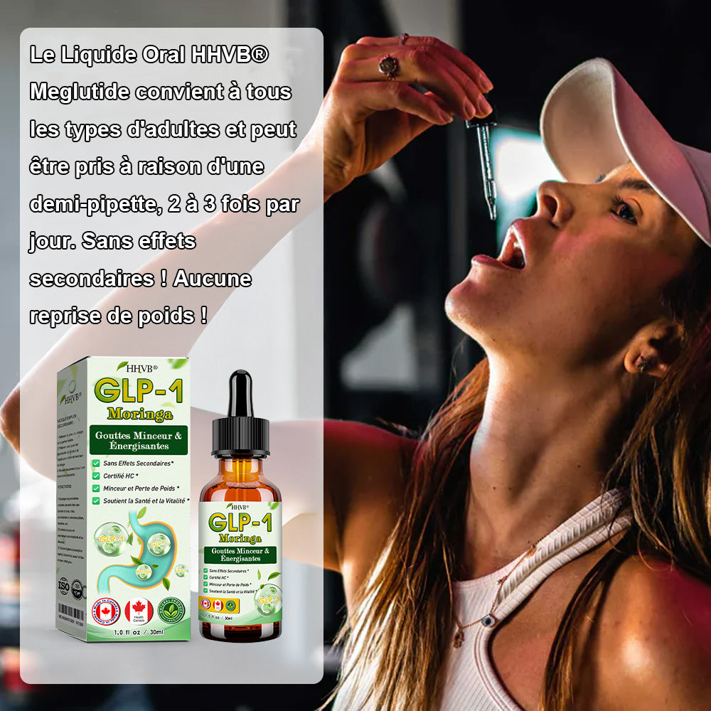 HHVB®  ✅ GLP-1 Moringa Gouttes Minceur & Énergisantes (Brûleur de graisses de qualité alimentaire – Développé par The Obesity Society)